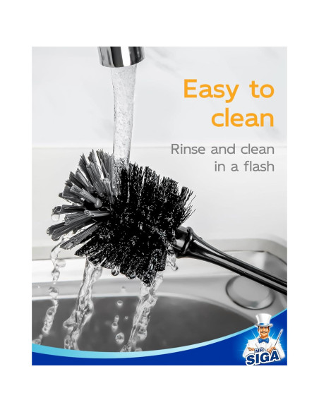 Cepillo para Botellas MR.SIGA 32.5 cm Mango Largo 2 Piezas