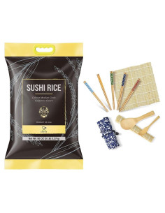 Arroz para Sushi Premium Soeos 2.27 kg + Kit Completo para Sushi