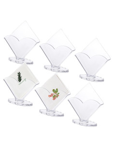 Soporte para Servilletas Acrílico Zisiueel Pack de 6 Transparente