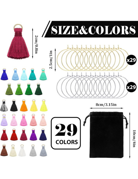 Kit de 88 Piezas de Charms para Copas de Vino Yingzhao