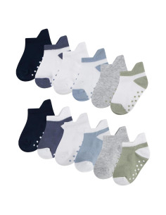 Calcetines Antideslizantes Huggies 12 Piezas Bebé 12-24 Meses