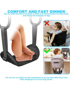 Reposapiés ajustable para bebés WaiNynyda compatible con Inglesina Fast 2