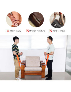 Correas de Mudanza HQQNUO MS, Ajustables 300 cm, 400 kg 2