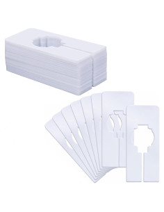 30 Divisores de Ropa Blancos Starfa Lab, Rectangulares y Reutilizables