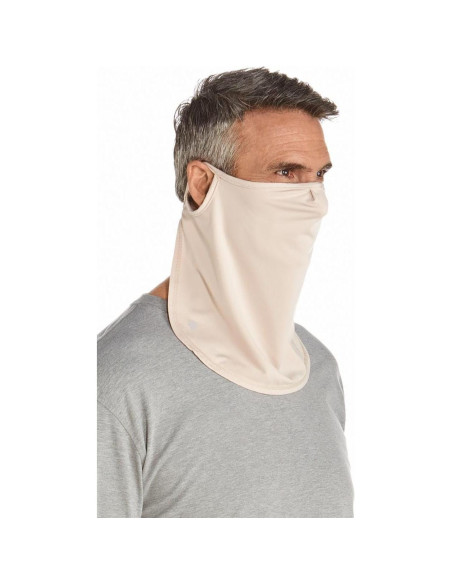 Escudo Facial UV Coolibar UPF 50+ Crestone Beige - Mujeres