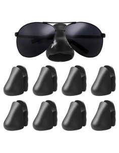 Soporte para Gafas Autoadhesivo Senbos - 8 Piezas, Negro