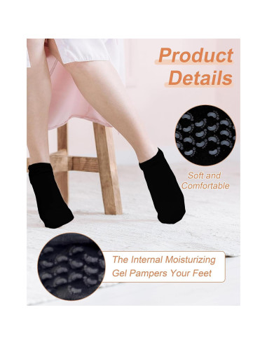 Calcetines Hidratantes DF para Pies Secos y Agrietados - 2 Pares