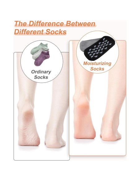 Calcetines Hidratantes DF para Pies Secos y Agrietados - 2 Pares