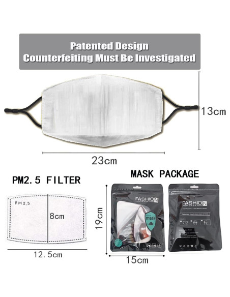 Máscara de Payaso Aterrador Reutilizable con Filtros PM2.5