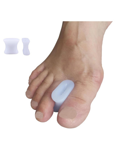 Separadores de Dedos de Gel Dlosn - 12 Paquetes para Alivio de Juanetes