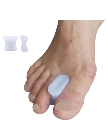 Separadores de Dedos de Gel Dlosn - 12 Paquetes para Alivio de Juanetes