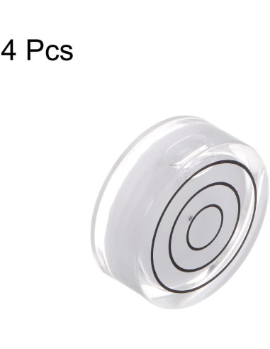 Niveles de Burbuja Circulares HARFINGTON 32mm x 12mm Blancos