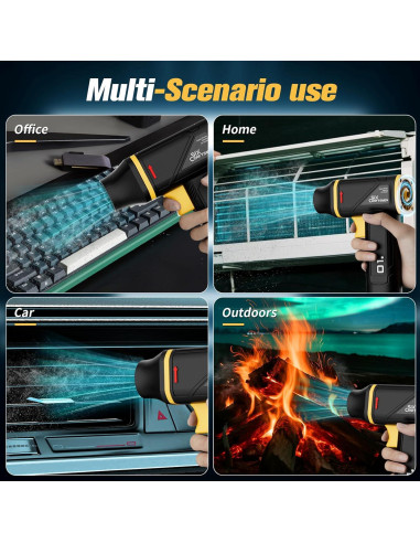 Soplador de Aire Comprimido 215W SIX CRAFTSMEN 180000 RPM