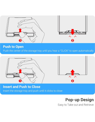 Estuche de Aluminio para 12 Micro SD y 4 SD Jinjiacheng Negro