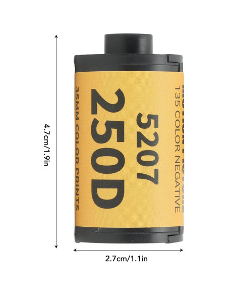 Película de Impresión a Color Yosoo 35mm 8 Hojas Alta Saturación