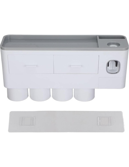 Soporte para Cepillos de Dientes con Dispensador Automático Evhooe
