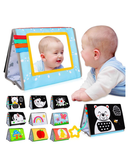 Espejo Boca Abajo Aboosam para Bebés 0-12 Meses - Juguete Sensorial