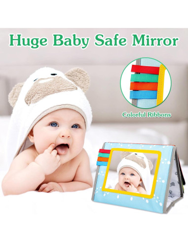 Espejo Boca Abajo Aboosam para Bebés 0-12 Meses - Juguete Sensorial