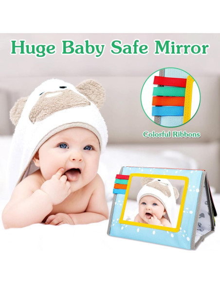 Espejo Boca Abajo Aboosam para Bebés 0-12 Meses - Juguete Sensorial