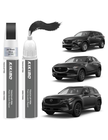 KIKIMO Pintura de Retoque Jet Black Mica para Mazda 12ml