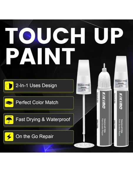 KIKIMO Pintura de Retoque Jet Black Mica para Mazda 12ml