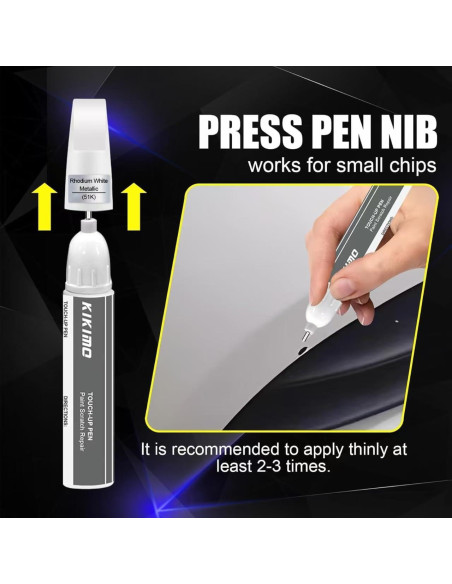 KIKIMO Pintura de Retoque Jet Black Mica para Mazda 12ml