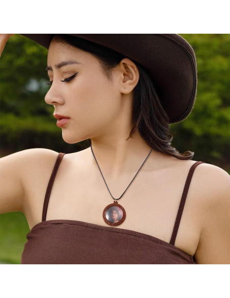 Bandejas de Pendientes de Madera Cheriswelry 24 Piezas DIY