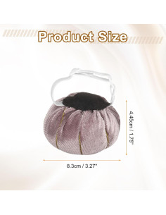 Almohadilla de Muñeca Harfington Gris con 100 Agujas para Costura 2