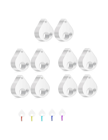 Organizador de Hilo de Bordado Acrílico Lveofielygi 50 Pcs