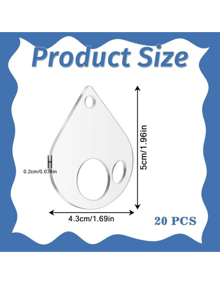 Organizador de Hilo de Bordado Acrílico Lveofielygi 50 Pcs