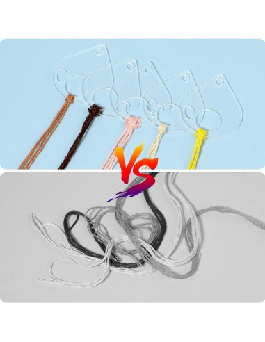 Organizador de Hilo de Bordado Acrílico Lveofielygi 50 Pcs