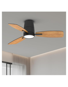 Ventilador de Techo TALOYA S3 106.68 cm con Luz LED y Control Remoto