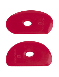 Espátulas de Cerámica DIYOOHOMY - Kit de 2 Herramientas de Silicona