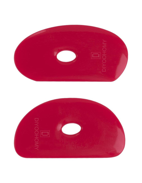 Espátulas de Cerámica DIYOOHOMY - Kit de 2 Herramientas de Silicona