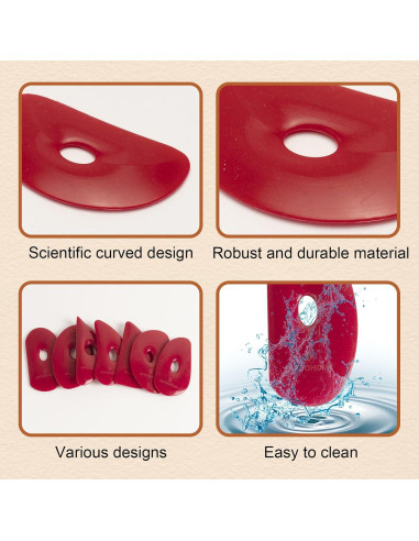 Espátulas de Cerámica DIYOOHOMY - Kit de 2 Herramientas de Silicona