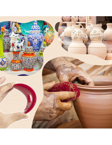 Espátulas de Cerámica DIYOOHOMY - Kit de 2 Herramientas de Silicona