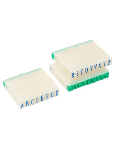 Sellos de Letras Desmontables PATIKIL A-Z 5x3mm para Manualidades