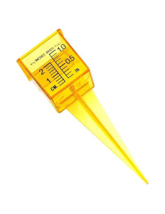 Mini Aspersor Portátil Amarillo y Pluviómetro 2.54cm PurYupearl