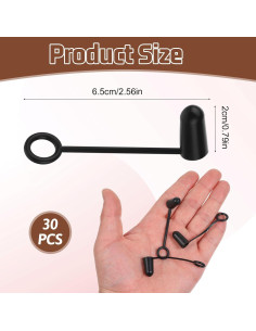 30 Tapas de Válvula de Goma para Botellas de Vino - Xelsluthe 2