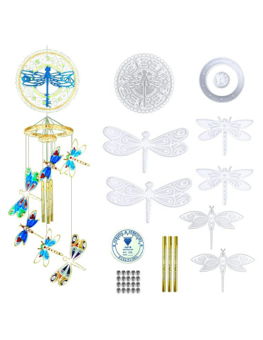 Kit de Moldes de Silicona DeryArcle para Campanas de Viento