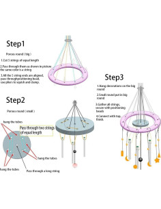 Kit de Moldes de Silicona DeryArcle para Campanas de Viento 2