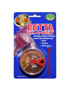 Comida para Bettas Zoo Med Dial-A-Treat 3 sabores 3.4g