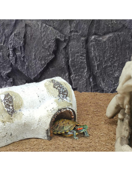 Fondo de Terrario 3D Hamiledyi 43.9x30 cm para Reptiles