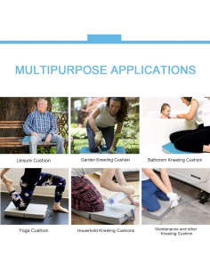 Almohadilla para Rodillas Pilipane Neopreno Antideslizante 34x61cm 2