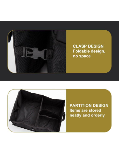 Bolsa de Almacenamiento para Maletero de Coche getfay 560x390x265mm