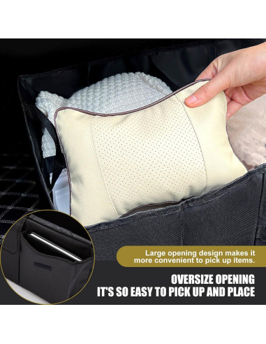 Bolsa de Almacenamiento para Maletero de Coche getfay 560x390x265mm