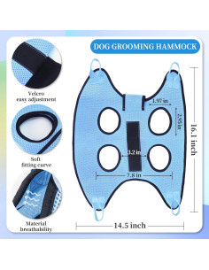 Hamaca de Acicalamiento PatiencET para Perros y Gatos XS 2