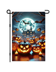 Bandera de Jardín Halloween BlissYard 30x46 cm Doble Cara