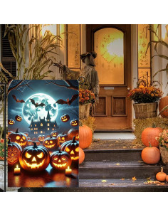 Bandera de Jardín Halloween BlissYard 30x46 cm Doble Cara 2