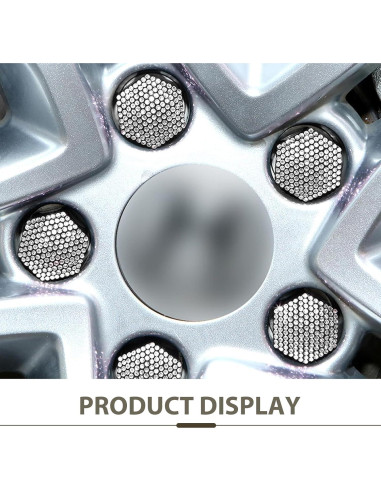 Cubiertas de Tuercas de Rueda MLY 19mm Blancas - 20 Pcs